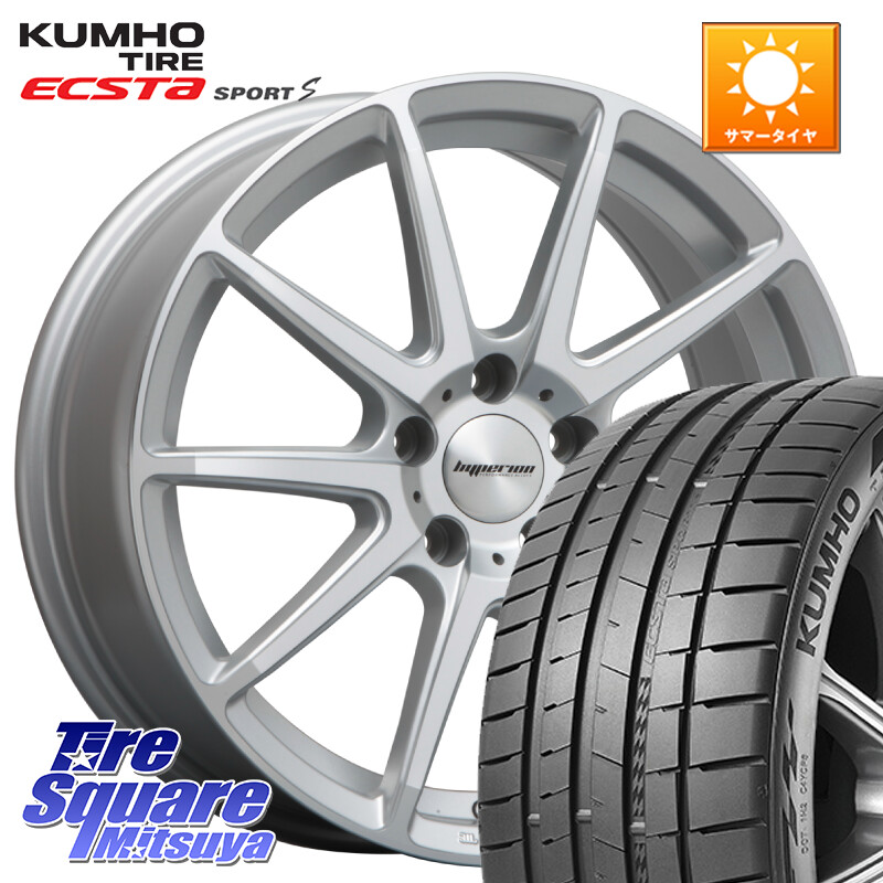 KUMHO ECSTA SPORT S PS72 サマータイヤ 225/35R20MLJ HYPERION CVX ハイペリオン ホイール 20インチ 20X8.5J 45 5穴 114.3 アリスト|タイヤスクエアミツヤ