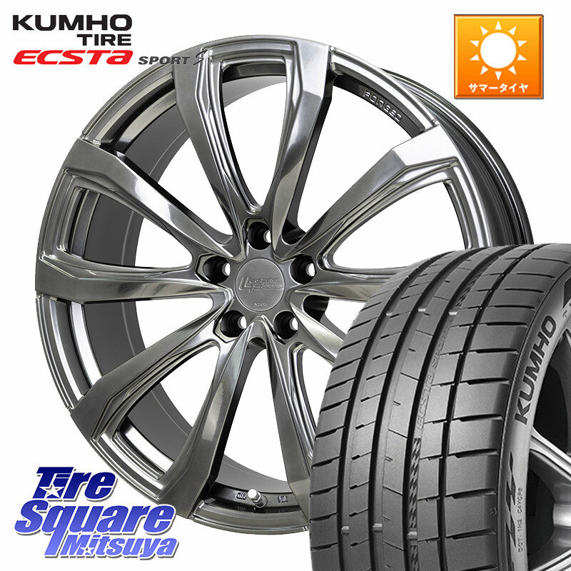 KUMHO ECSTA SPORT S PS72 サマータイヤ 245/40R20HotStuff シュティッヒ レグザス FORGED FS-01 M14球面座ボルト専用 鍛造ホイール 20インチ 20X8.0J(M14B) 40 5穴 114.3 レクサスLBX|タイヤスクエアミツヤ