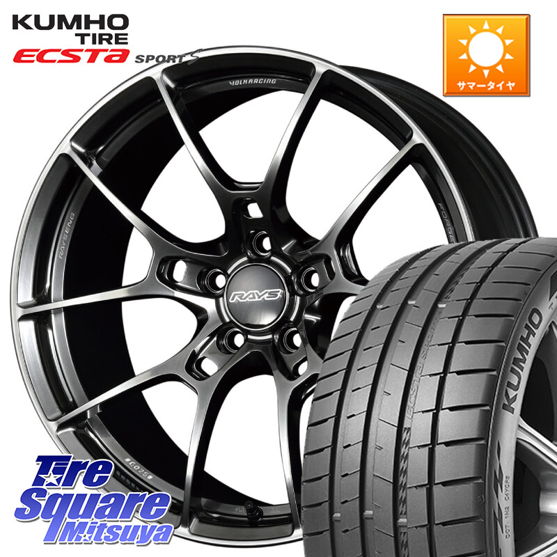 KUMHO ECSTA SPORT S PS72 サマータイヤ 245/35R20RAYS 【欠品次回3~4月】 G025 VOLK RACING 鍛造 ホイール 20インチ 20X8.5J 38 5穴 114.3 30系アルファード/ヴェルファイア 20系アルファード アルファードハイブリッド ヴェルファイアハイブリッド ヴェルファイア ア|タイヤスクエアミツヤ