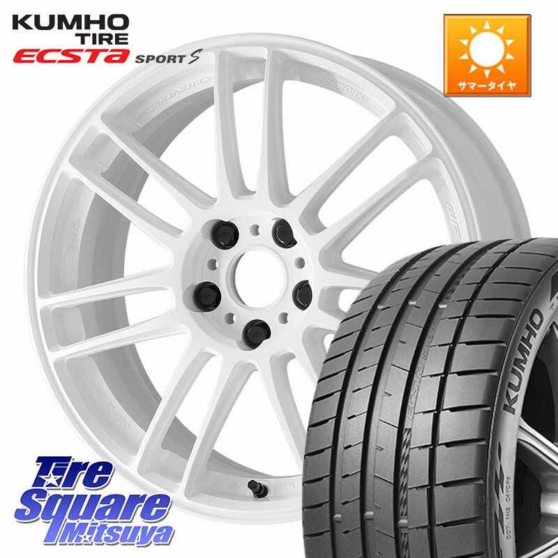 KUMHO ECSTA SPORT S PS72 サマータイヤ 225/35R19WORK EMOTION ZR7 ホイール 18インチ 18X8.5J(86 Brembo) 47 5穴 100 BRZ ブレンボキャリパー|タイヤスクエアミツヤ