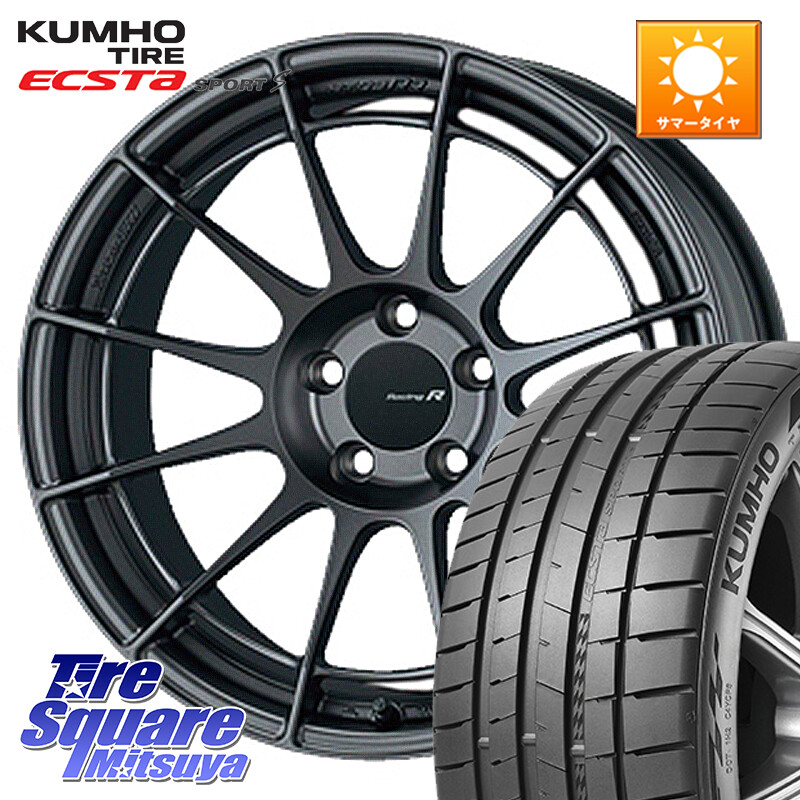 KUMHO ECSTA SPORT S PS72 サマータイヤ 225/35R19ENKEI エンケイ Racing Revolution NT03RR GM ホイール 18X8.5J(86 Brembo) 42 5穴 100 BRZ ブレンボキャリパー｜タイヤスクエアミツヤ