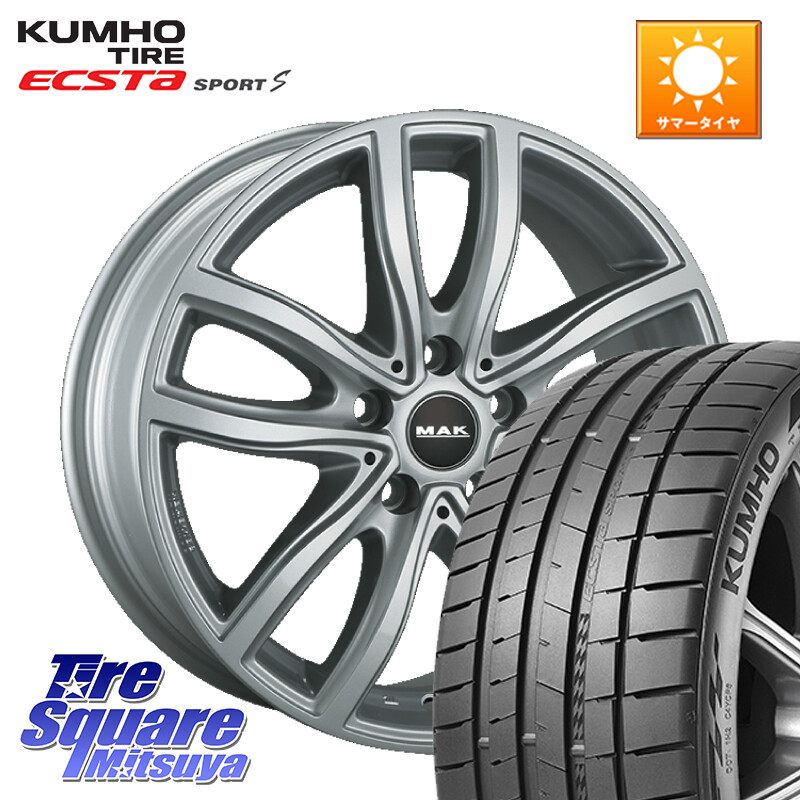 KUMHO ECSTA SPORT S PS72 サマータイヤ 255/35R19阿部商会 MAK FAHR ホイール 19インチ 19X8.0J(BMW G29) 30 5穴 112 BMW Z4 G29|タイヤスクエアミツヤ