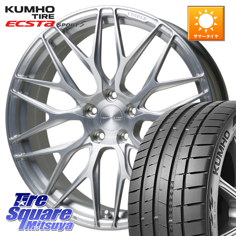 KUMHO ECSTA SPORT S PS72 サマータイヤ 225/35R20HotStuff TSF-01 BRS トラフィックスターフォージド 20インチ 20X8.5J 38 5穴 114.3|タイヤスクエアミツヤ