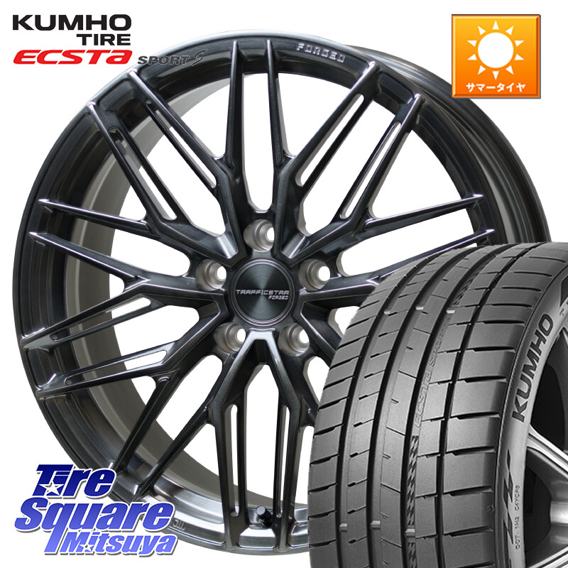 KUMHO ECSTA SPORT S PS72 サマータイヤ 245/40R20HotStuff TSF-03 BRSC トラフィックスターフォージド 20インチ 20X8.5J 38 5穴 114.3 30系アルファード/ヴェルファイア 20系アルファード アルファードハイブリッド ヴェルファイアハイブリッド ヴェルファイア ヴァン｜タイヤスクエアミツヤ