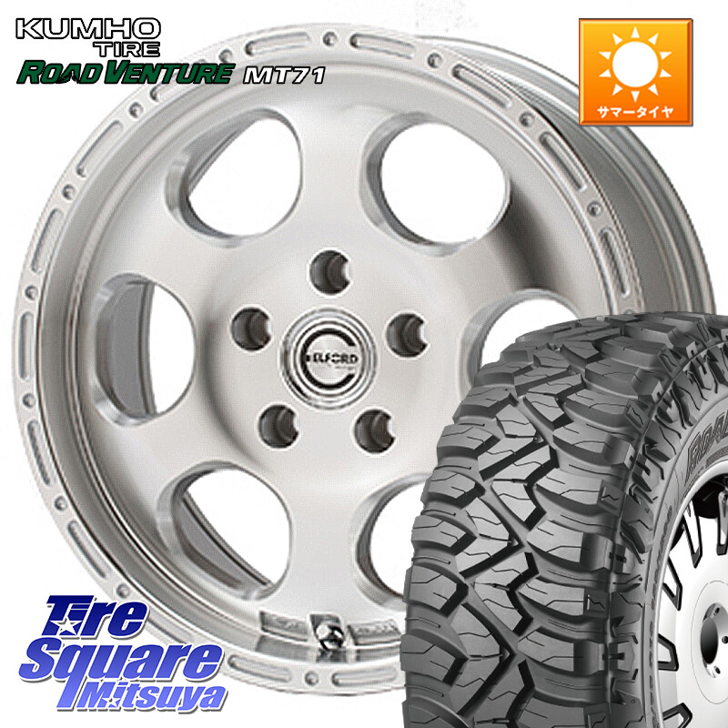 KUMHO ROAD VENTURE MT71 サマータイヤ 285/70R17MEIWA Blood Stock One Piece ホイール 17インチ 17X8.0J 35 5穴 127 クライスラー ジープ ラングラー JK系 クライスラー ジープ ラングラー JL系｜タイヤスクエアミツヤ