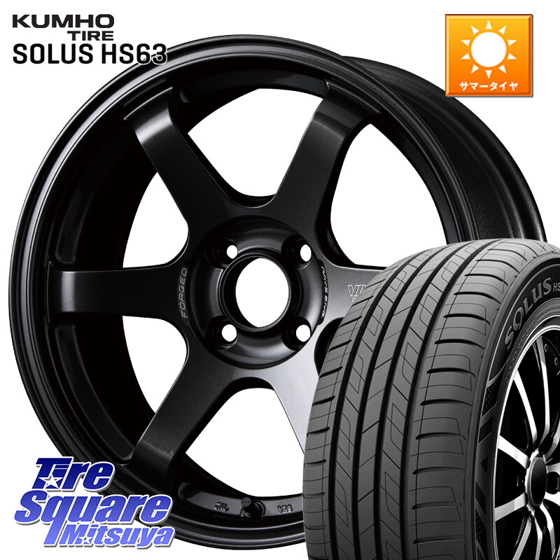 KUMHO SOLUS HS63 サマータイヤ 195/65R15RAYS 【欠品次回3~4月】 VOLK RACING TE37 SONIC TE37 ソニック ホイール 15インチ 15X6.0J 42 4穴 100 E13オーラ ブルーバードシルフィ 日産 カローラフィールダー カローラアクシオ|タイヤスクエアミツヤ