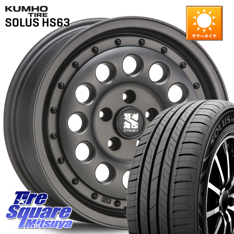 KUMHO SOLUS HS63 サマータイヤ 205/65R16MLJ XTREME-J エクストリーム RUGGED ラギッド 16インチ 16X6.5J 32 5穴 114.3 10系アルファード|タイヤスクエアミツヤ