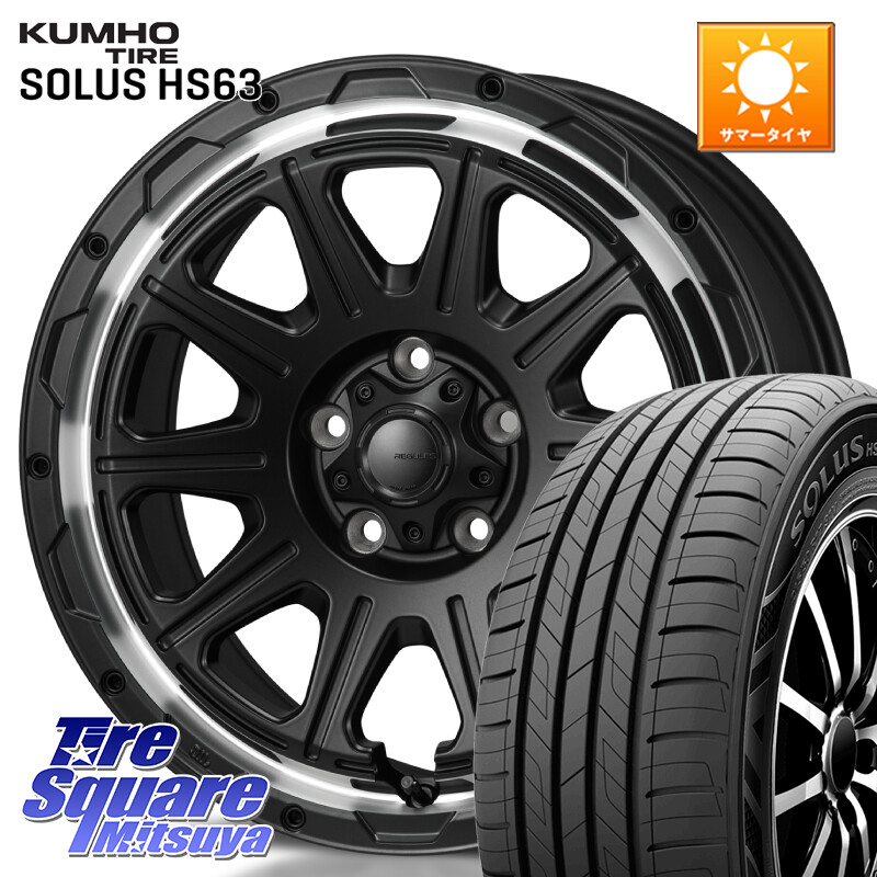 KUMHO SOLUS HS63 サマータイヤ 215/60R16MONZA HI-BLOCK REGULES モンツァ ハイブロック レグルス 16インチ 16X7.0J 41 5穴 114.3 ジューク JUKE 日産 マークXジオ エスティマ スカイラインセダン 日産 クラウンロイヤル クラウンハイブリッド クラウンハイブリッド 2|タイヤスクエアミツヤ