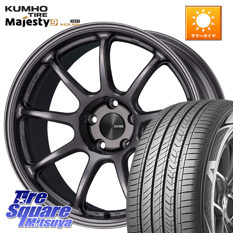 KUMHO SOLUS TA91 Majesty9 235/50R18ENKEI PerformanceLine PF09 ホイール 18インチ 18X8.5J 38 5穴 114.3 30系アルファード/ヴェルファイア 20系アルファード ヴェルファイアハイブリッド ヴェルファイア アルファード|タイヤスクエアミツヤ