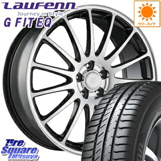 225/65R17 +38 Laufenn サマータイヤ G Fit EQ LK41 ブリヂストン ホイールセット ラウフェン HANKOOK ハンコック 5穴 4本 【予告! 8月20日(火)24時間限定! お盆明け初売りセール開催】 ECO FORME CRS15 17 X 7 114.3