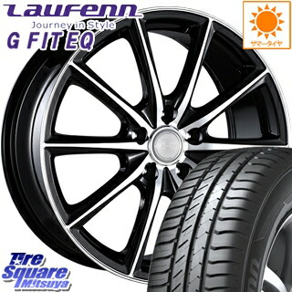 225/65R17 +38 Laufenn サマータイヤ G Fit EQ LK41 ブリヂストン ホイールセット ラウフェン HANKOOK ハンコック 5穴 4本 【予告! 8月20日(火)24時間限定! お盆明け初売りセール開催】 ECO FORME CRS15 17 X 7 114.3