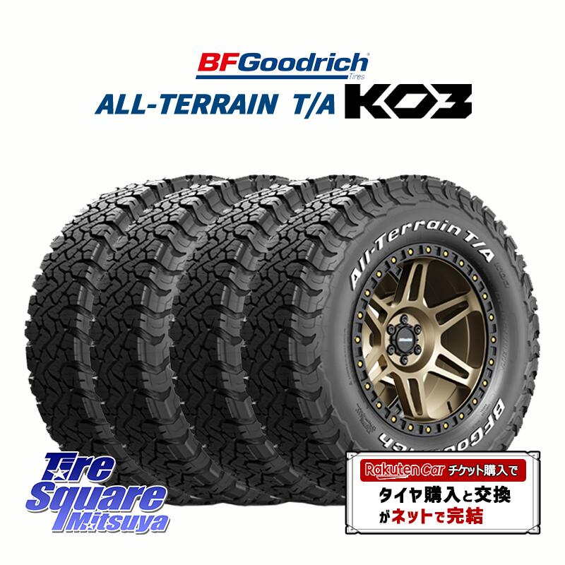 【取付対象】【4本1セットでの販売】 BF Goodrich All-Terrain TA KO3オールテレーン グッドリッチ T/A ホワイトレター 325/65R18 4本価格 タイヤのみ サマータイヤ 18インチ