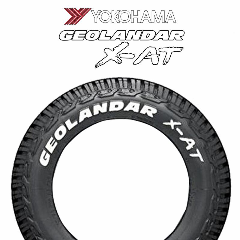 【取付対象】【4本1セットでの販売】 YOKOHAMA E5721 GEOLANDAR X-AT G016 ホワイトレター ヨコハマ 185/85R16 4本価格 タイヤのみ サマータイヤ 16インチ 42,576円