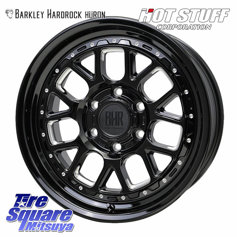 HotStuff BARKLEY HARDROCK HURON ハードロック ヒューロン ホイール 18インチ 18 X 8.0J +20 6穴 139.7 ブリヂストン アレンザ ALENZA LX200 サマータイヤ 265/60R18 GUN125ハイラックスHILUX 150系ランドクルーザープラド トライトンGSR