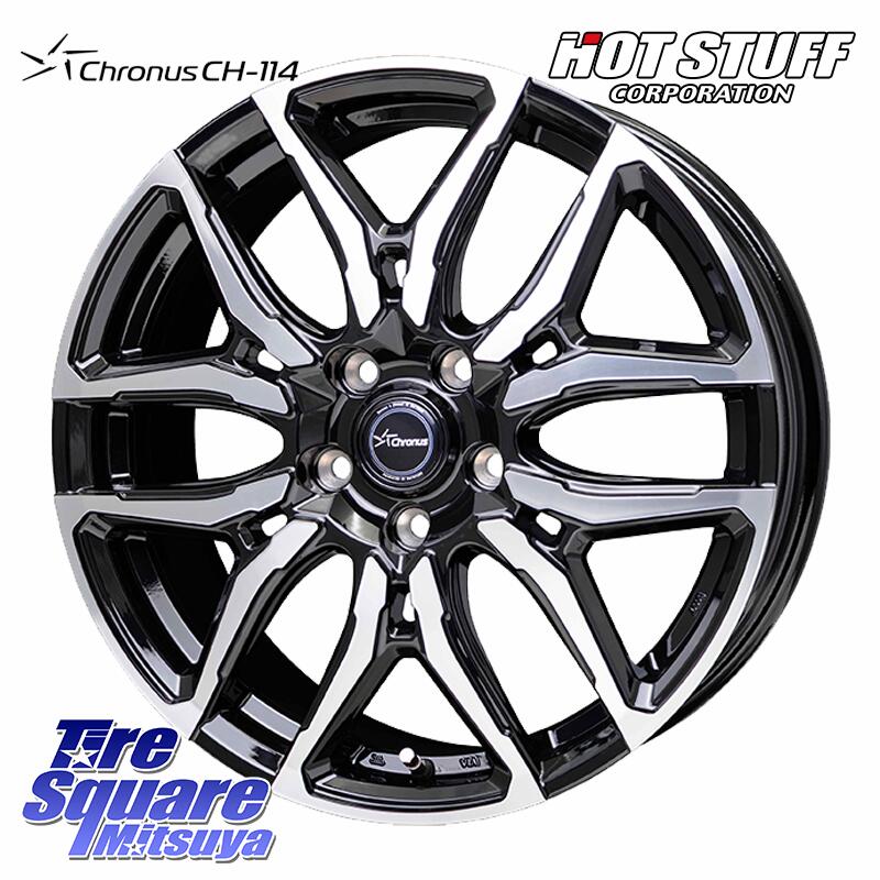 グッドイヤー EfficientGrip Performance2 エフィシェントグリップ パフォーマンス2 正規品 新車装着 サマータイヤ 215/55R18HotStuff Chronus CH-114 CH114 クロノス ホイール 18インチ 18X7.0J 38 5穴 114.3 エクストレイル X-TRAIL 日産 MPV｜タイヤスクエアミツヤ