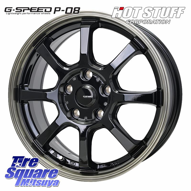 HotStuff G-SPEED P-08 ホイール 16インチ ジースピード 16 X 6.5J +50 5穴 114.3 ブリヂストン FINESSA HB01 フィネッサ サマータイヤ 195/60R16 64,675円