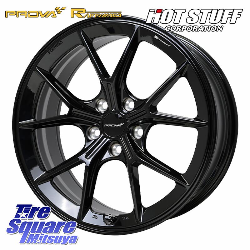 HotStuff PROVA RAFFINATO プローバ ラフィナート スバル車専用 鍛造ホイール 18インチ 18 X 8.5J(86 Brembo) +48 5穴 100 ブリヂストン FINESSA HB01 フィネッサ サマータイヤ 225/40R18 BRZ・86・GR86ブレンボキャリパー対応ローダウン車向けサイズ