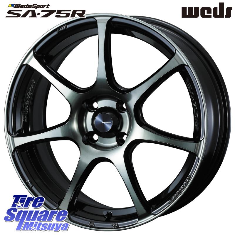 ミシュラン CROSSCLIMATE3 クロスクライメート3 オールシーズンタイヤ 正規 195/60R16 WEDS 73975 ウェッズ スポーツ SA75R SA-75R 16インチ 16 X 6.5J +50 4穴 100 E13ノートクロスオーバー
