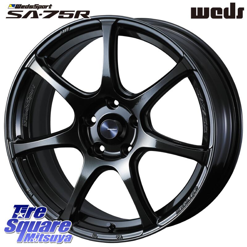KUMHO WINTERCRAFT ice Wi51 2025年製 クムホ ウィンタークラフトアイスWi51 スタッドレス ミツヤ 225/40R18WEDS WedsSport SA-75R SA75R ウェッズ スポーツ ホイール 18インチ 18X7.5J 35 5穴 114.3 インサイト｜タイヤスクエアミツヤ