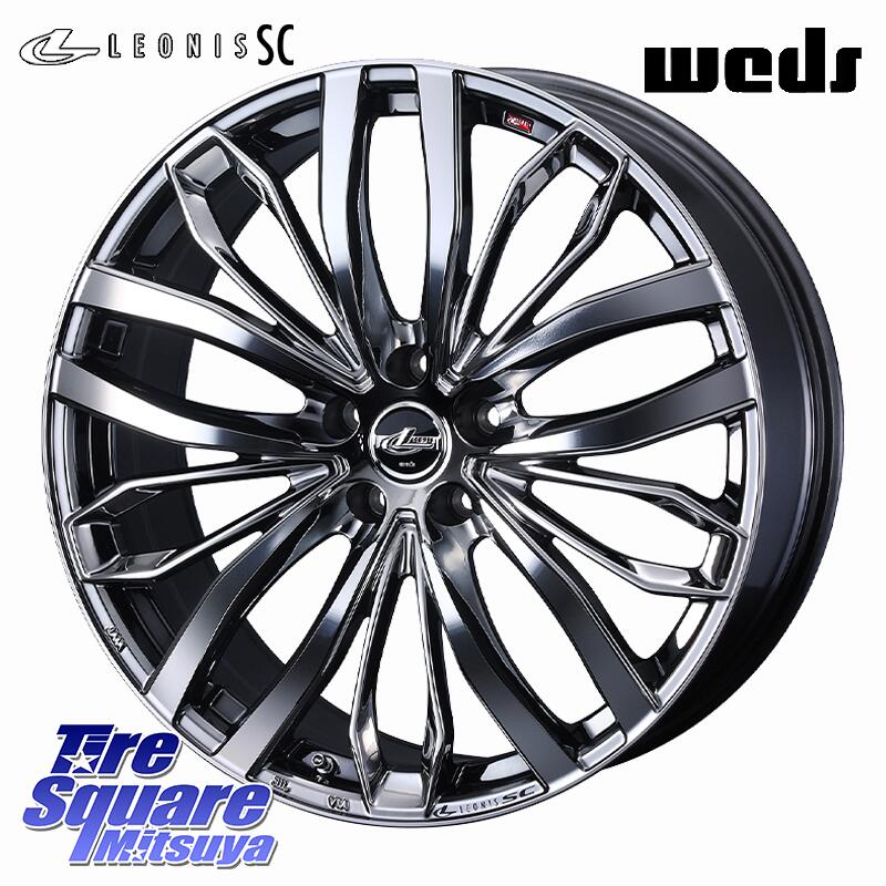 ミシュラン CROSSCLIMATE3 SPORT クロスクライメート3スポーツ オールシーズンタイヤ 正規 225/40R18 WEDS LEONIS SC レオニスSC ホイール 18インチ 18 X 7.5J +45 5穴 114.3 プリウスアルファ GRヤリスRSノーマルキャリパー フロンクス