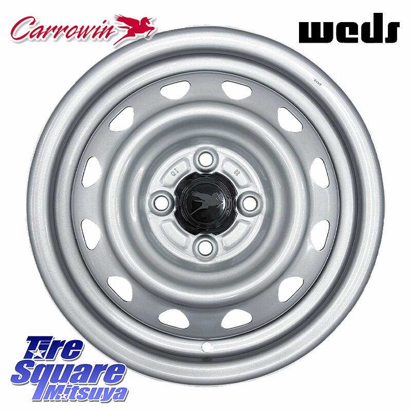 KUMHO WINTERCRAFT ice Wi61 2025年製 クムホ ウィンタークラフトアイスWi61 スタッドレス ミツヤ 175/70R14WEDS Carrowin PC-455 キャロウィン スチールホイール 14インチ 14X4.5J 45 4穴 100 Mx27/37/47Sソリオ・MB37SデリカD2 デリカD:2 D2｜タイヤスクエアミツヤ 36,868円