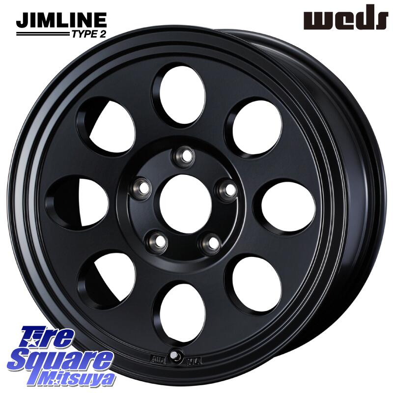 WEDS JIMLINE TYPE2 16インチ ジムライン 16 X 6.5J +25 5穴 150 ホイールのみ 4本価格