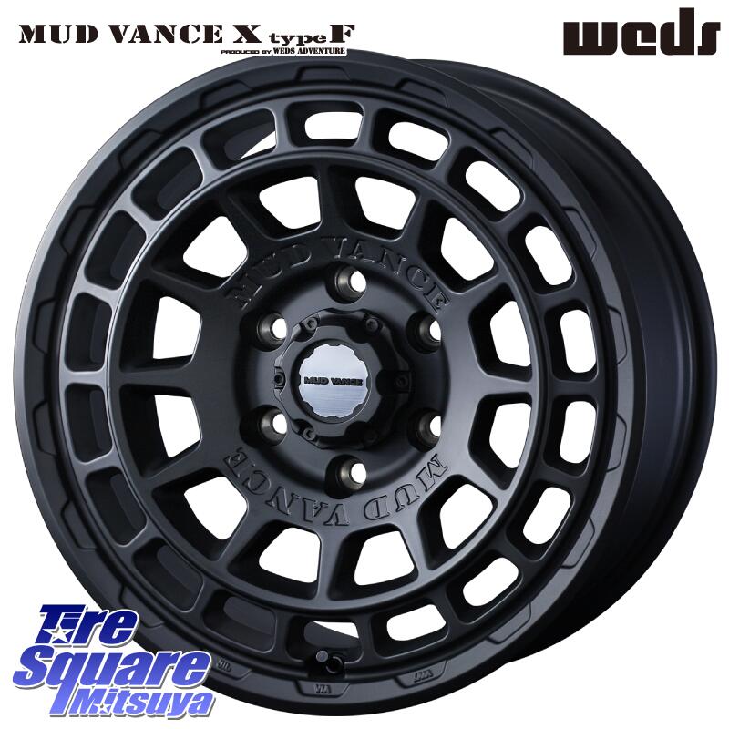 WEDS MUDVANCE X TYPE F ホイール 16インチ マッドヴァンス 16 X 6.5J +38 6穴 139.7 DUNLOP ダンロップ グラントレック RT01 ホワイトレター サマータイヤ R/T01 215/65R16 109*107 200系ハイエース