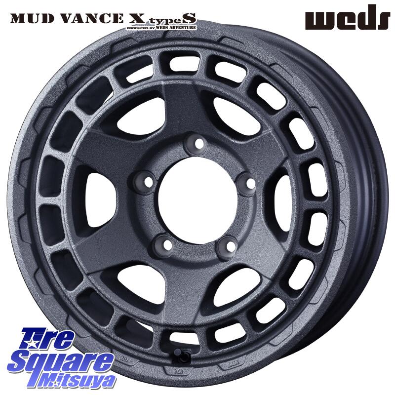 WEDS MUDVANCE X TYPE S ホイール 16インチ マッドヴァンス 16 X 5.5J +22 5穴 139.7 ホイールのみ 4本価格 ジムニー