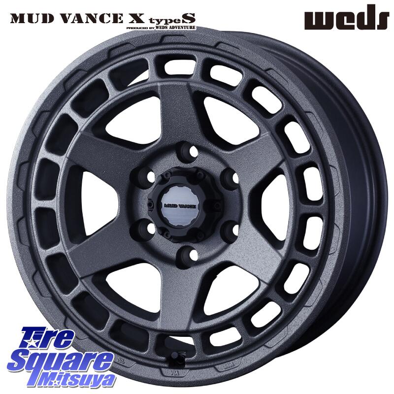 WEDS MUDVANCE X TYPE S ホイール 16インチ マッドヴァンス タイプS 16 X 6.5J +38 6穴 139.7 ホイールのみ 1本価格 200系ハイエース|タイヤスクエアミツヤ