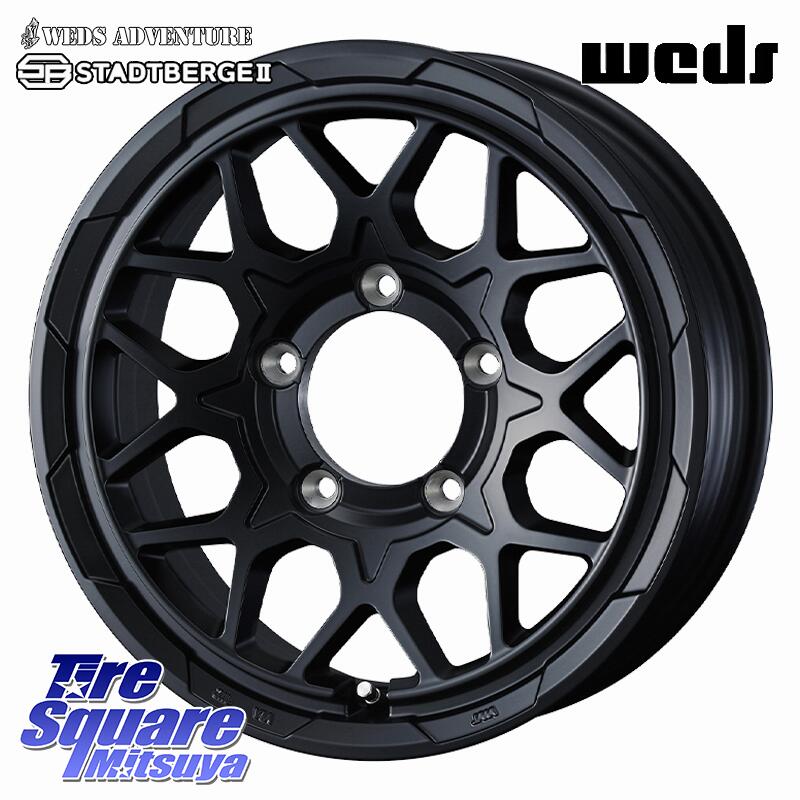 ミシュラン CROSSCLIMATE2 クロスクライメイト2 オールシーズンタイヤ 102V XL 正規 215/65R16 WEDS STADTBERGE2 ※インセット-5 ホイール 16インチ スタットベルク 16 X 6.0J +0 5穴 139.7 ジムニー専用(要オーバーフェンダー等) ジムニ－シエラ・ノマド(カスタム)