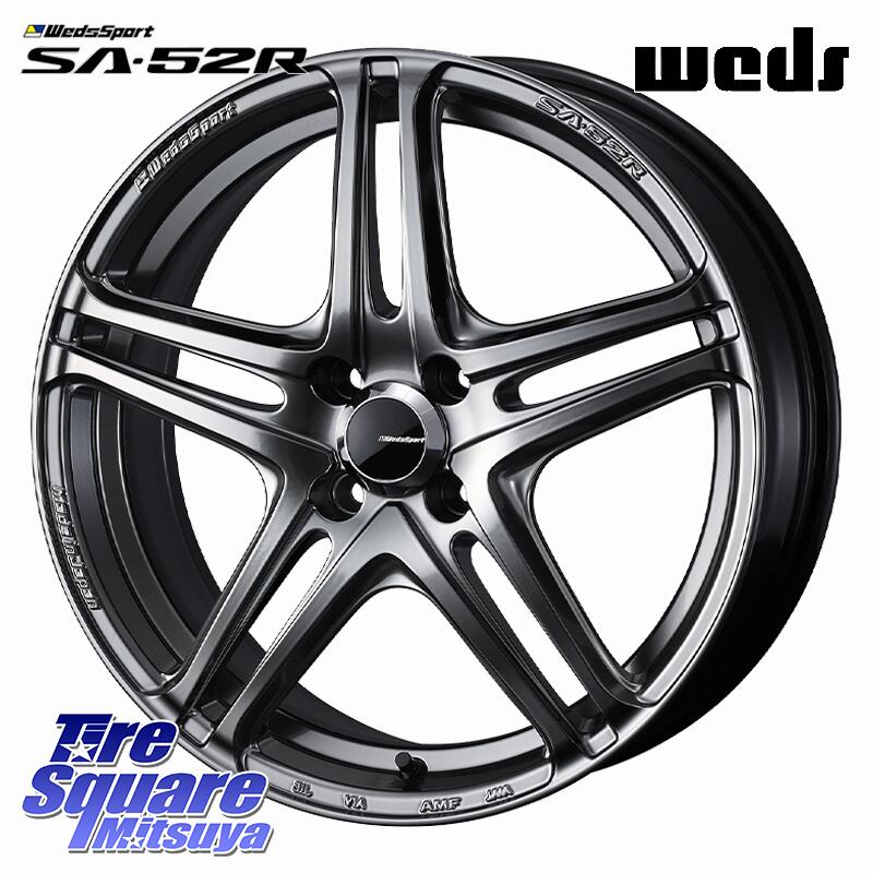 WEDS WedsSport SA-52R SA52R ウェッズ スポーツ ホイール 17インチ 17 X 6.5J +50 4穴 100 ブリヂストン POTENZA RE-71RZ RE71RZ ポテンザ【国内正規品】サマータイヤ 215/40R17|タイヤスクエアミツヤ
