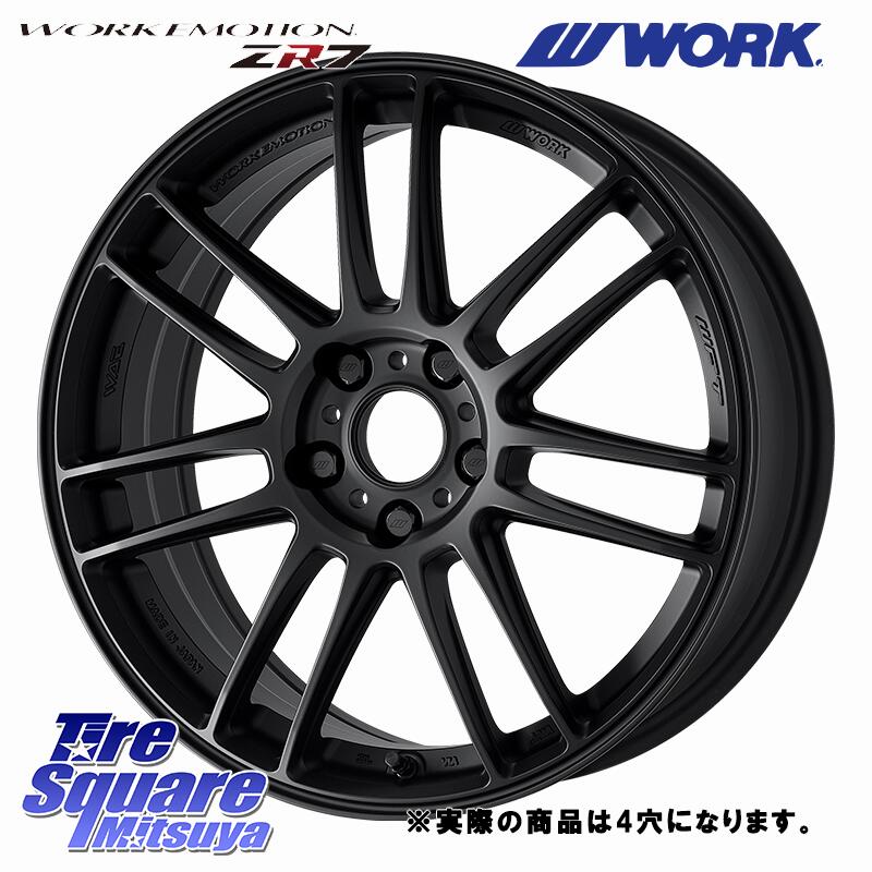 WORK EMOTION ZR7 ホイール 17インチ◇参考画像 17 X 7.0J +38 4穴 100 ブリヂストン POTENZA ポテンザ RE-12D TypeA サマータイヤ 215/45R17