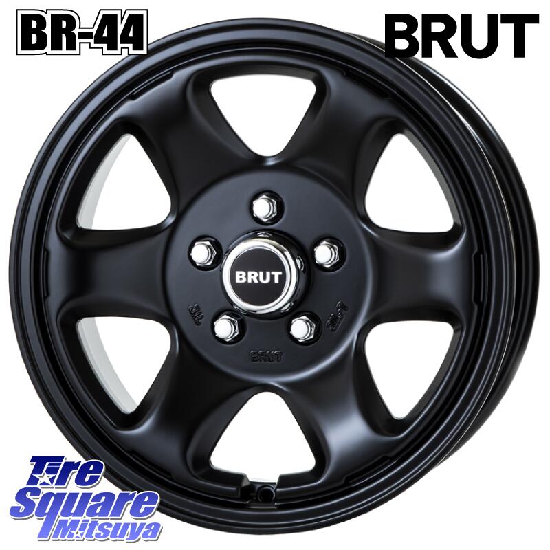 BRUT ブルート BR-44 BR44 BK デリカD5専用 デリカ以外装着未確認 16インチ 16 X 6.5J +30 5穴 114.3 DUNLOP ダンロップ グラントレック RT01 ホワイトレター サマータイヤ R/T01 235/70R16