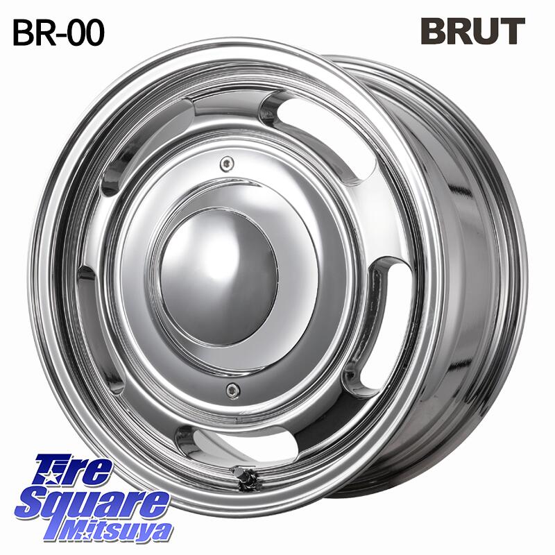 BRUT ブルート BR-00 BR00 ホイール 17インチ 17 X 6.0J +45 6穴 139.7 ホイールのみ 1本価格|タイヤスクエアミツヤ