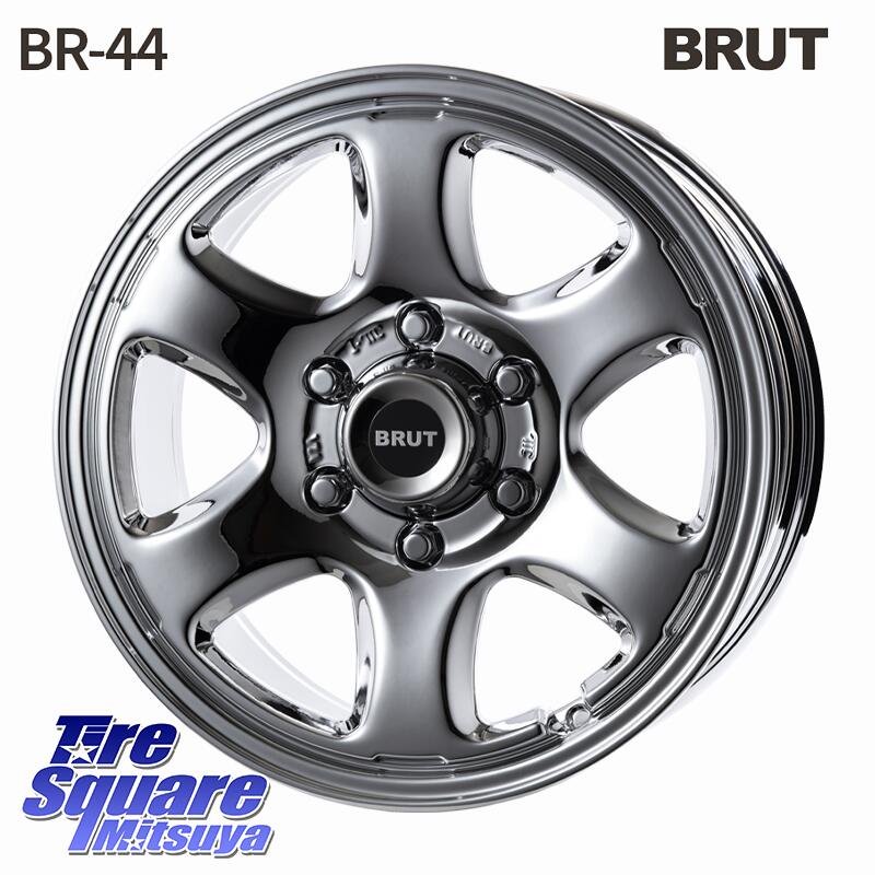 BRUT ブルート BR-44 BR44 クールグリッター ホイール 17インチ 17 X 7.5J +40 6穴 139.7 ホイールのみ 4本価格 トライトンGLS(ナローボディ) トライトンGSR｜タイヤスクエアミツヤ