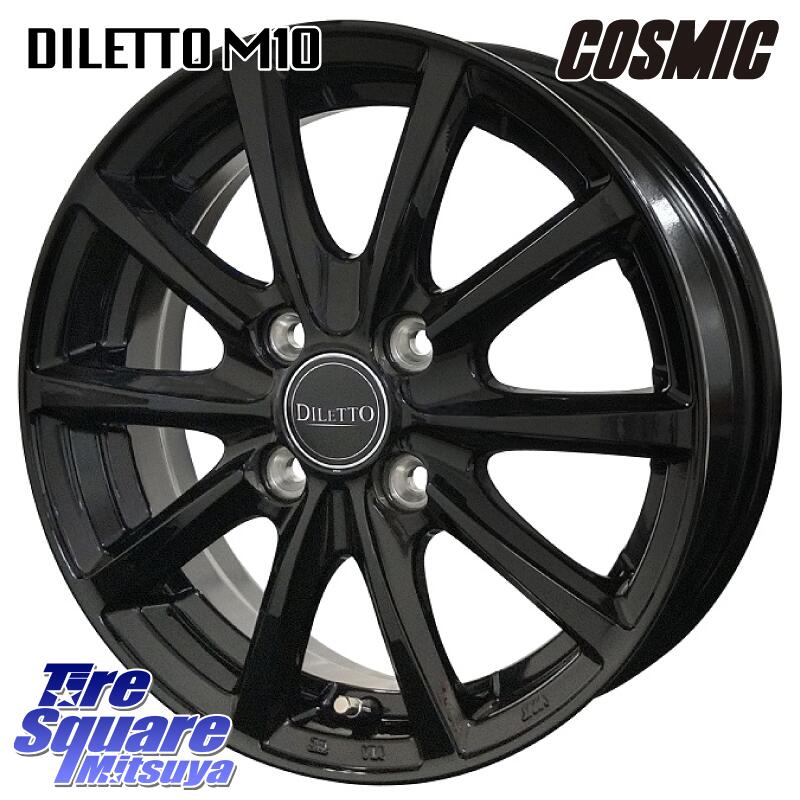 TOYO OBSERVE GIZ3 2024年製～ オブザーブ ギズ3 スタッドレス ミツヤ 155/70R13 コスミック DILETTO M10 ディレット ホイール 13インチ 13 X 4.0J +43 4穴 100 ハイゼット アゲトラCustom車用※軽自動車専用ホイール※