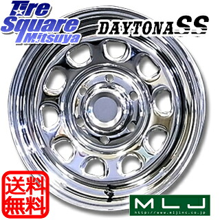 MLJ デイトナ SS DAYTONA ホイール 16インチ 16 X 7.0J(HIACE) +38 6穴 139.7 DUNLOP ダンロップ グラントレック RT01 ホワイトレター サマータイヤ R/T01 215/65R16 109*107