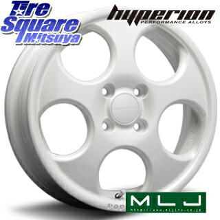 KUMHO WINTERCRAFT ice Wi61 2025年製 クムホ ウィンタークラフトアイスWi61 スタッドレス ミツヤ 165/55R14 MLJ hyperion POPORO ポポロ ホイール 14インチ 14 X 4.5J +45 4穴 100 ハイゼット アゲトラCustom車用※軽自動車専用ホイール※