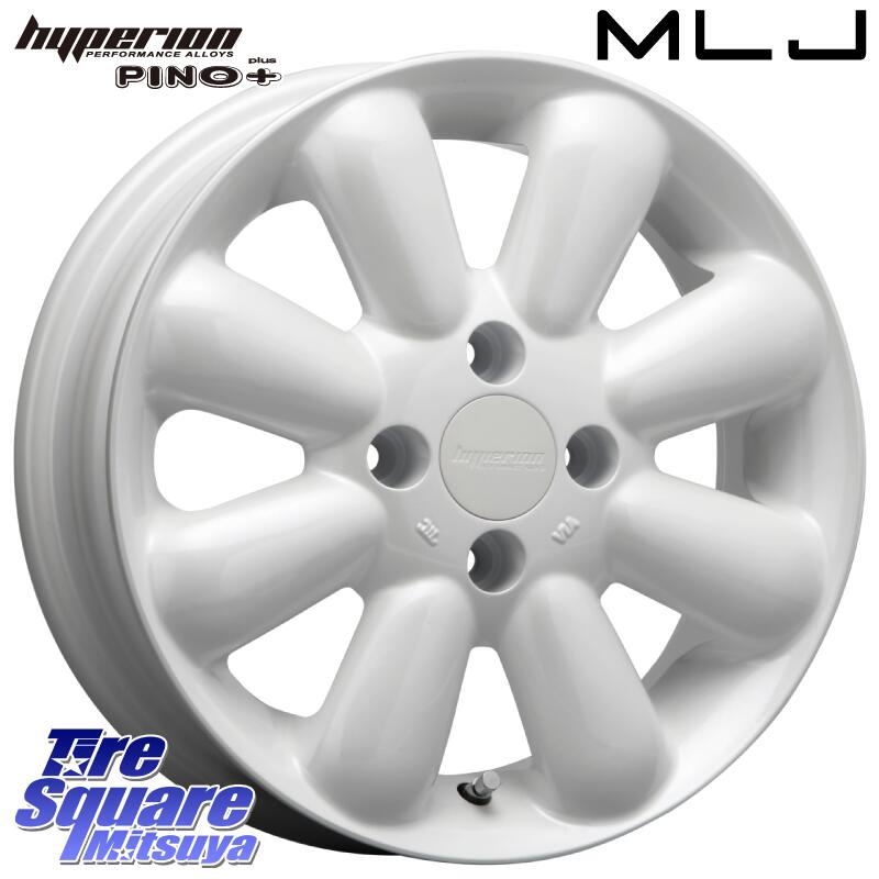 グッドイヤー EffcientGrip ECO EG02 サマータイヤ 155/55R14MLJ HYPERION PINO+ ハイペリオン ピノプラス ホイール 14インチ 14X4.5J 43 4穴 100 ザッツ|タイヤスクエアミツヤ
