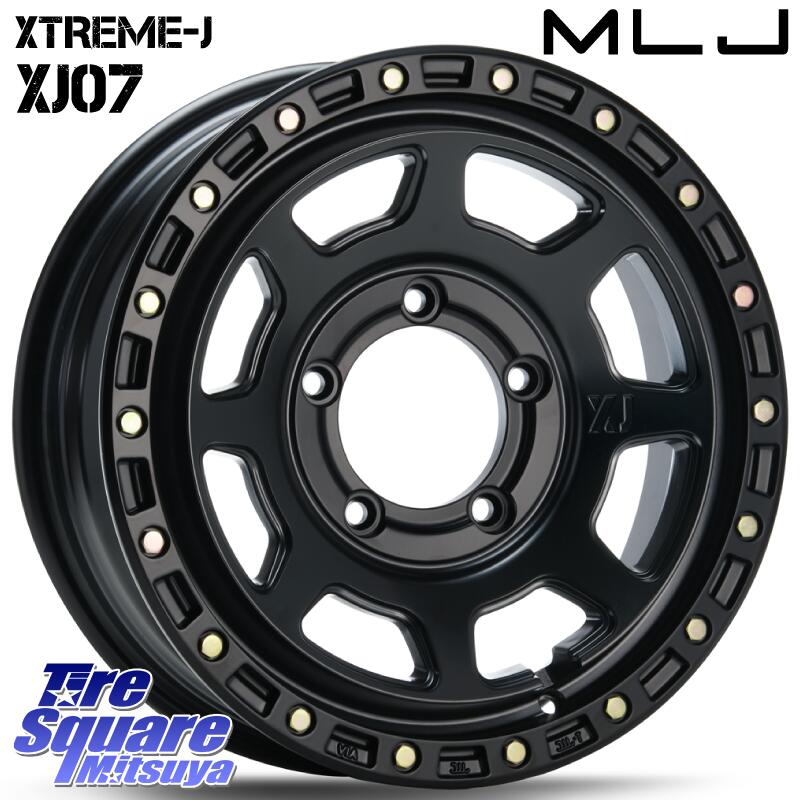 YOKOHAMA R9811 GEOLANDAR CV 4S オールシーズンタイヤ ヨコハマ 215/65R16 MLJ XJ07 XTREME-J BK JIMNY エクストリームJ ホイール 16インチ 16 X 5.5J +20 5穴 139.7 ジムニー専用(要オーバーフェンダー等)