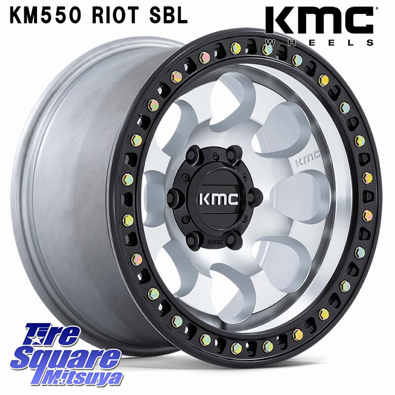 KENDA ケンダ Klever A/T AT KR28 サマータイヤ 265/70R17KMC KM550 RIOT SBL MACHINED ホイール 17インチ 17X8.5J 10 6穴 139.7 トライトン ランドクルーザー プラド カスタムサイズ FJクルーザー｜タイヤスクエアミツヤ