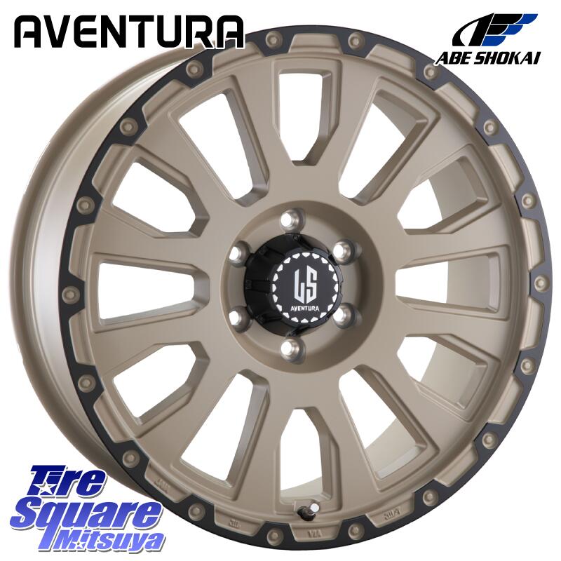YOKOHAMA S0984 GEOLANDAR HT4 G062 ヨコハマ ジオランダーH/T4 265/60R18阿部商会 LA STRADA AVENTURA アヴェンチュラ GAR 18インチ 18X7.5J 38 6穴 139.7 トライトンGSR|タイヤスクエアミツヤ