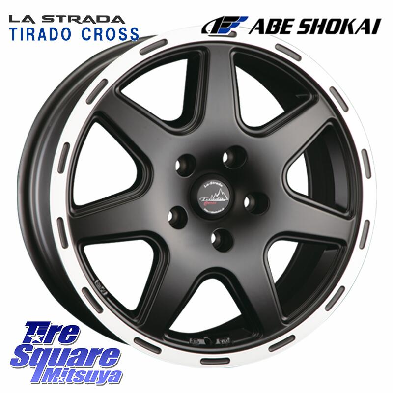 YOKOHAMA R8743 GEOLANDAR CV 4S オールシーズンタイヤ ヨコハマ 235/55R18 阿部商会 TIRADO CROSS ホイール 18インチ 18 X 7.0J(US) +40 5穴 110