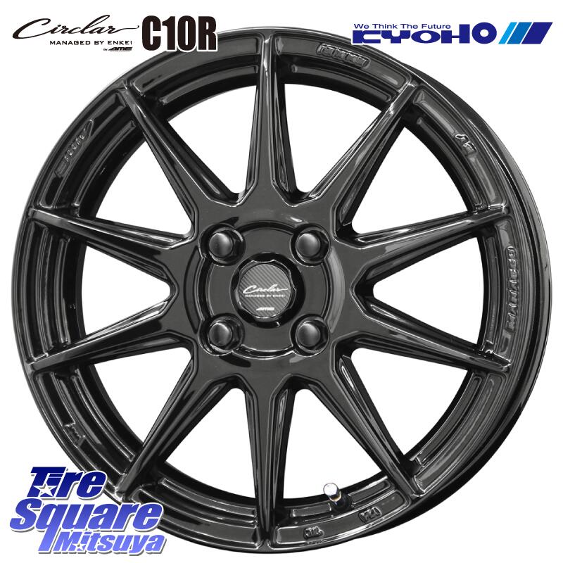 KYOHO キョウホウ CIRCLAR サーキュラー C10R 16インチ 16 X 6.5J +45 4穴 100 DUNLOP ダンロップ エナセーブ EC205 サマータイヤ 185/60R16 アクアクロスオーバー FITクロスター