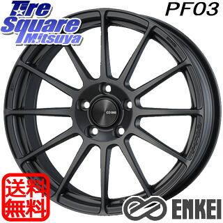 KUMHO WINTERCRAFT SUV WS61 2025年製 クムホ ウィンタークラフトSUV WS61 スタッドレス ミツヤ 225/60R17 ENKEI エンケイ PerformanceLine PF03 (MD) ホイール 17 X 7.0J +50 5穴 100 GT系スバルXV