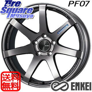 KUMHO WINTERCRAFT SUV WS61 2025年製 クムホ ウィンタークラフトSUV WS61 スタッドレス ミツヤ 225/60R17 ENKEI エンケイ PerformanceLine PF07 DS ホイール 17 X 7.0J +48 5穴 100