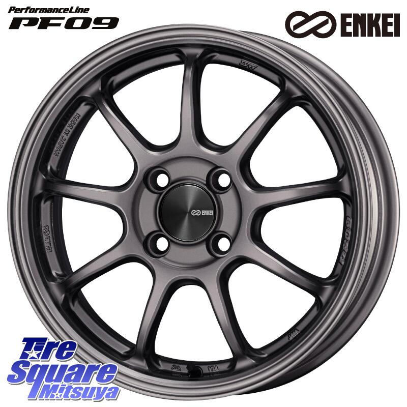 ★超美品　軽カー用　ENKEI　PF09ホイルと165/55R15　セット ★ ☆超美品 軽カー用 ENKEI PF09ホイルと165/55R15 セット