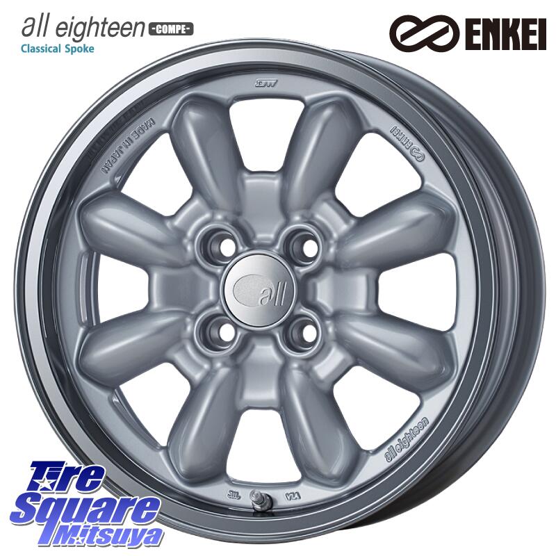 グッドイヤー EfficientGrip Performance エフィシェントグリップ パフォーマンス 正規品 新車装着 サマータイヤ 185/55R15ENKEI エンケイ ALL EIGHTEEN Classical Spoke 15インチ 15X6.0J 38 4穴 100 700系パッソ ラウム サクシード デミオ DEMIO MAZDA ブーン BOON|タイヤスクエアミツヤ