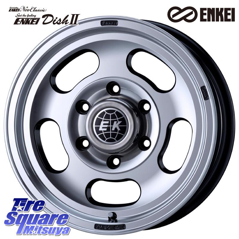 ENKEI Neo Classic ENKEI Dish2 ホイール 15インチ 15 X 6.0J +30 6穴 139.7 ホイールのみ 4本価格 200系ハイエース