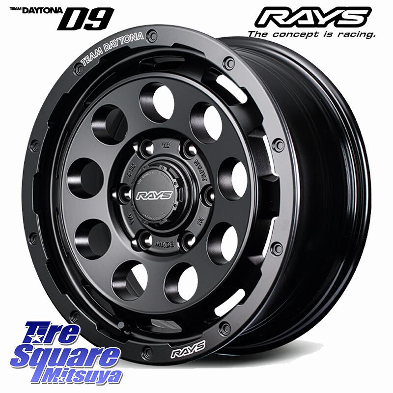 RAYS 【欠品次回要問合せ】 TEAM DAYTONA D9 ホイール 17インチ 17 X 8.5J +10 6穴 139.7 KUMHO ROAD VENTURE MT71 サマータイヤ 285/70R17